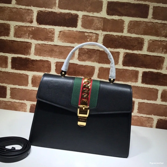 Hyper Peter Gucci medium top Sylvie handle bag 0723